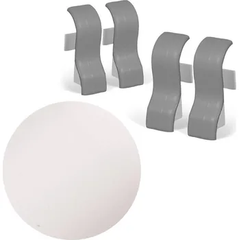 soklová lišta NOVÁK Spojka k soklové liště MDF 40x20 imitace stříbra, 4 ks M08-AMSP137