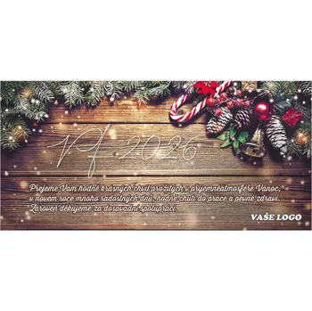 Novoročenka 445 – Větvičky, ozdoby a dřevo