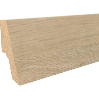 soklová lišta NOVÁK Podlahová - soklová lišta 40x18 MDF fólie dub Achensee, 2,7m AAK M019/13