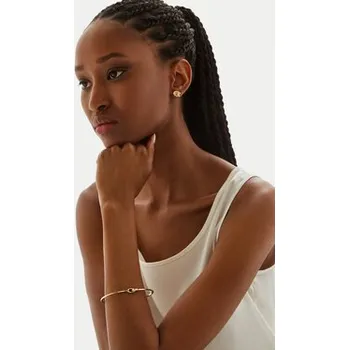 Módní doplněk Coach Náramek Interlock Pave C Bangle Bracelet 37440615GLD710 Zlatá OS