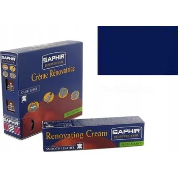 Přípravek pro údržbu obuvi Renovační krém na kůži SAPHIR Renovating Cream – HLUBOKÁ SVĚTLE MODRÁ