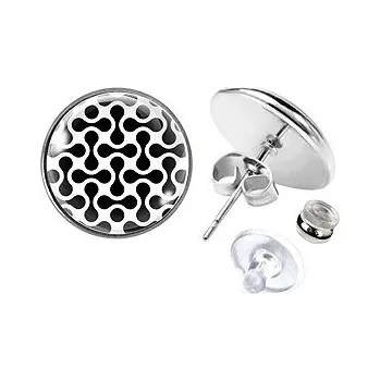 Náušnice Peckové náušky Náušnice z chirurgické oceli 14 mm, Monirky