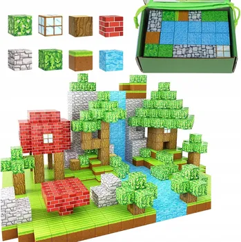 ostatní stavebnice SADA MAGNETICKÝCH STAVEBNICE VELKÁ STAVEBNICE VZDĚLÁVACÍ SKLÁDAČKA