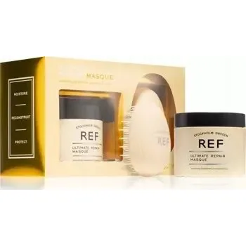 Vlasová regenerace REF Illuminate Rozjasňující Maska pro Barvené Vlasy 250ml + Kartáč