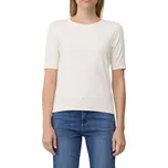 s.Oliver dámské žebrované triko 2170082 0210 Bílá 38