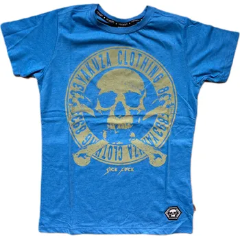 Pánské tričko Pánské triko Yakuza Dont Cry blue velikost: M