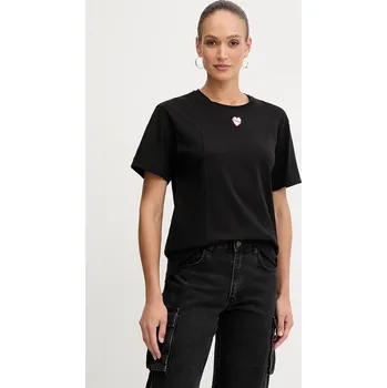 Dámské tričko Bavlněné tričko Pinko dámské, černá barva, 105665 A2IB 105665.A2IB 99X, vel. S