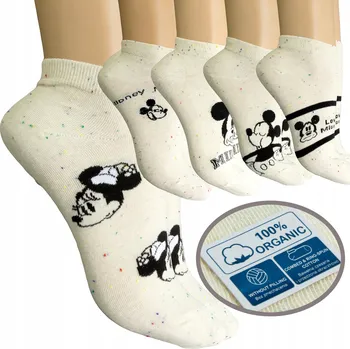 Dámské ponožky Ponožky dámské bavlněné BIO pohodlné hypoalergenní PŘÍRODNÍ 35-38