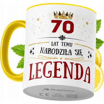 Hrnek Polidraw Hrnek Polidraw Narozeniny70 keramika 330 ml