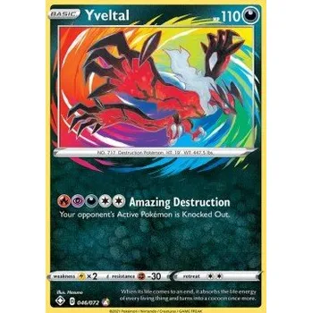 Karetní hra Pokémon SHF 046/072 Yveltal - Shining Fates