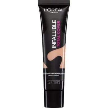 Make-up L'Oréal Infallible Total Cover 21 Golden Sand podkladová báze na obličej