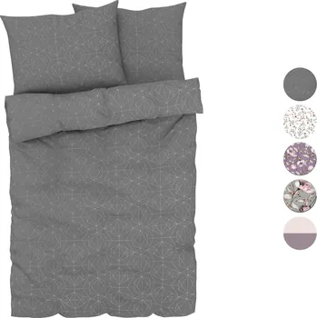 Povlečení LIVARNO home Ložní povlečení z mikrovláknitého saténu, 200 x 220 cm, 70 x 90 cm