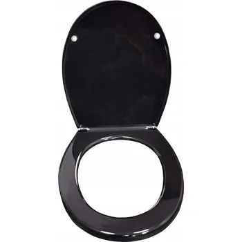 WC sedátko WC sedátko Rodeno černé polypropylenové