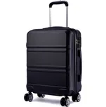 Černý odolný skořepinový cestovní kufr "Travelmania" - vel. L