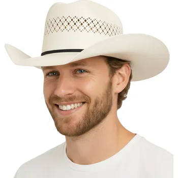 Klobouk Bailey Bailey® Evers 10X – Letní westernový klobouk s větrací korunu Velikost: 56 cm