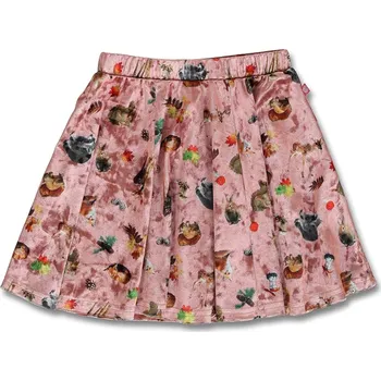 Dívčí sukně Teplá dívčí sukně LEMON BERET lesní zvířátka Barva: Růžová, Velikost: 116