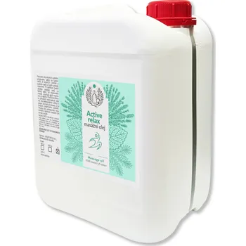 Masážní přípravek MEDISTAR CZ ACTIVE masážní olej RELAX 5L