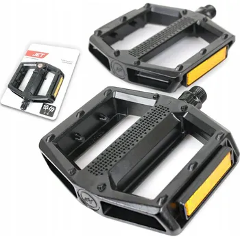 Pedál na kolo Hliníkové pedály na kolo Jet 108x110mm - BORONOVÁ OSA