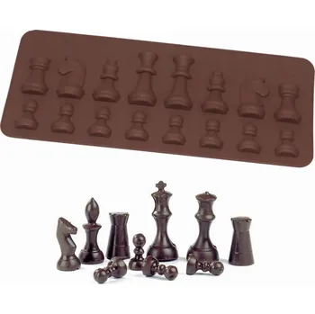 Forma na pečení FORMA NA ČOKOLÁDOVÉ PRALINKY, ŠACHY, KOSTKY LEDU, PEČENÍ