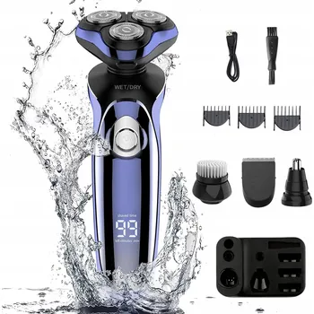 Holicí strojek ELEKTRICKÝ HOLICÍ STROJEK PRO MUŽE S PŘESNÝM ZASTŘIHOVAČEM A CESTOVNÍM ZÁMKEM