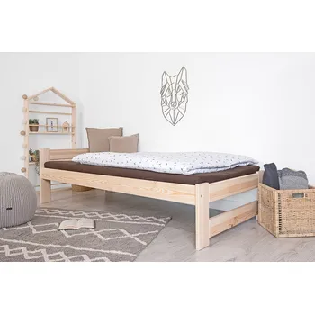 Dětská postel Dřevěná postel Mel 200x90 - lakovaná