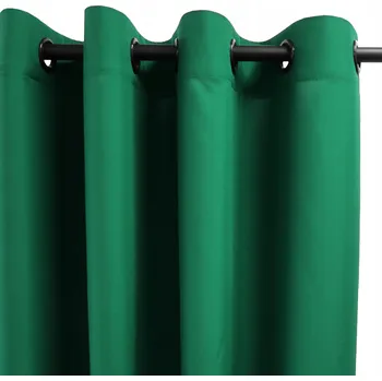 Obraz ZÁCLONY DO OBÝVÁKU NA KOLEČKÁCH 140x450 ZELENOŠEDÁ PANAMA NA MÍRU