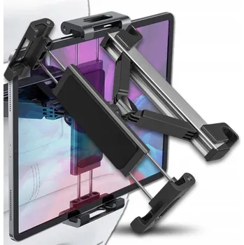 Regulowany uchwyt samochodowy na zagłówek s výsuvným ramenem pro telefon a tablet
