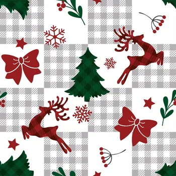 KOSTKOVANÁ LÁTKA PATCHWORK Dekorační látka NINA VODĚODOLNÁ 160 cm, barva 001 bílá