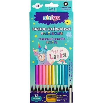 Pastelka Pastelové Pastelky pastelky STRIGO 12 barev HEJKA TU LENKA SSC149
