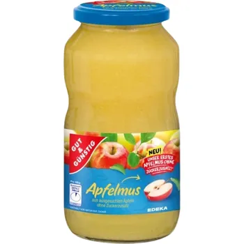 Sušené ovoce Jablečné pyré Gut und Gunstig bez přidaného cukru 710 g