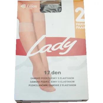 Dámské ponožky xcena Stretchové podkolenky tělové DEN 17