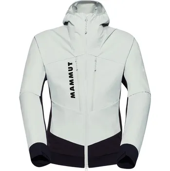 Pánská softshellová bunda Mammut Aenergy SO Hybrid Hooded Jacket Men Barva: 1300 silver sage-black, Velikost: M