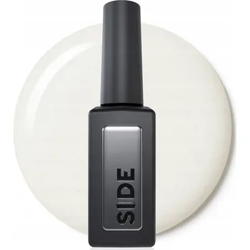 Lak na nehty GEL LAK SIDE 32 - mléčný se stříbrnými třpytkami, 15 ml