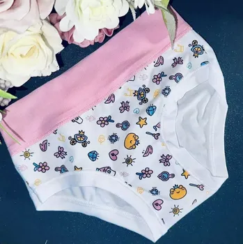 Dívčí kalhotky ALVADA B9606 bianco 6 (Velikost 116)