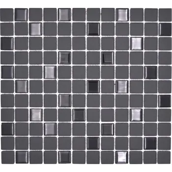 Obklad Keramická mozaika, keramická dlaždice černá 2,5x2,5 cm