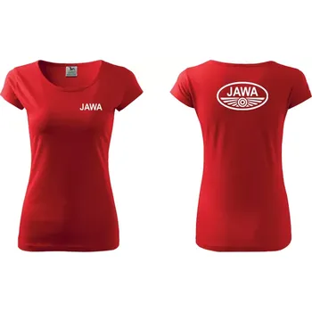 Dámské tričko Dámské triko s motivem Jawa 06