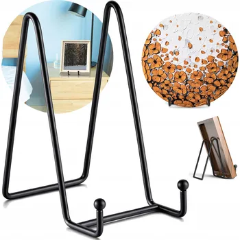 Obraz KOVOVÝ ŽELEZNÝ STOJAN, STOJAN NA TALÍŘE, 3X STOJAN NA MALÍŘSKÝ STOJAN