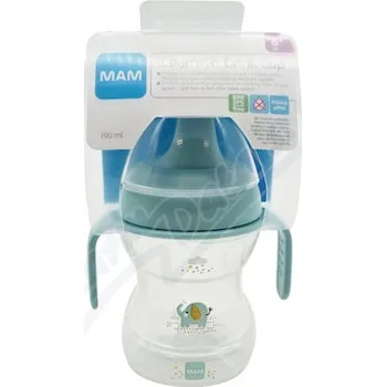 Stolování MAM Hrnek Learn To Drink Cup 6+m zelený 190ml