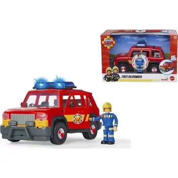 autíčko Simba Hasič SAM Jeep 4x4 První pomoc se světlem a zvukem