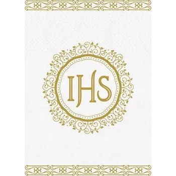 Příbor Ubrousky na příbory PartyPal Svaté Přijímání Svatá 16 kusů