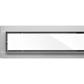 Lineární odtok žlab Fala BÍLÉ SKLO 60 cm