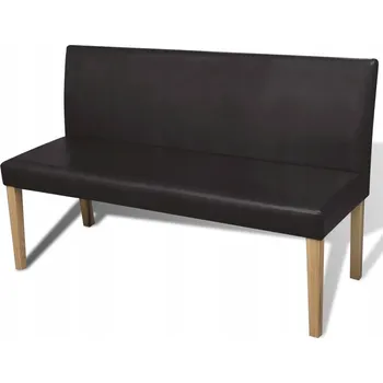 Zahradní lavice Lavička 139,5 x 86 x 50 cm hnědá