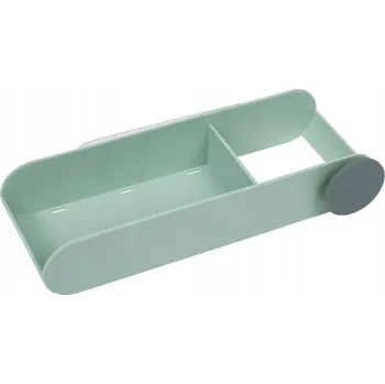 DRŽÁK NA FÉN A ŽEHLIČKU VĚŠÁK POLICE JEDNODUCHÁ MINIMALISTICKÁ ZELENÁ