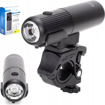 Cyklosvítilna Světlo na kolo LED PŘEDNÍ světlo na řídítka SILNÉ jasné 2v1