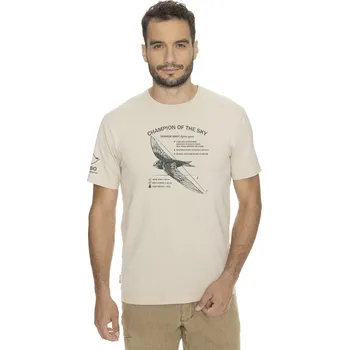 Bushman Tričko Rorýs obecný - Champion of the Sky béžové - pánské Varianta: XL