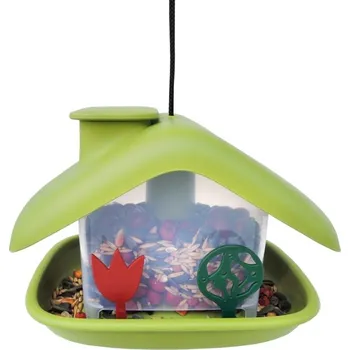 Pro ptáka Plastia Krmítko pro ptáky Domek - zelené