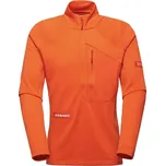 Mammut Mammut Eiger Nordwand Advanced FL Half Zip Pull Men Barva - Velikost: Oranžová - XL