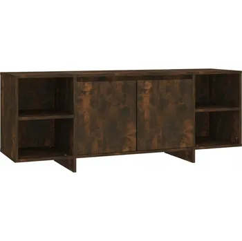 Televizní stolek TV stolek se 2 dvířky, 130x35x50 cm, dub.