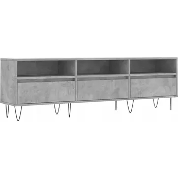 Televizní stolek TV stolek 150x30x44,5 šedý beton