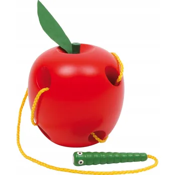 Dřevěná hračka Dřevěná hračka Proplétačka Jablko 2646 Small Foot